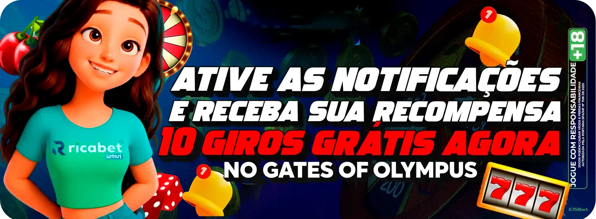 Imagem promocional do aplicativo mobile da 6358bet